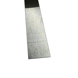Grade 304 Stainless Steel #4 Brushed Sheet Metal Gap Filler Finishing Strip Trim, 20ga (30 inch Long, 2.25 inch Wide)