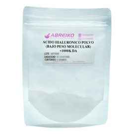 Acido Hialuronico Polvo Bajo Peso Molecular 10 Gramos Tipo de piel Cualquier tipo de piel