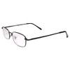 Spring Hinge Rectangle Photochromic Lens Black +2.50 Reading Sun Glasses