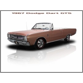1967 Dodge Dart GTS Metal Sign: 9x12" & Free Shipping