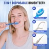 Cepillos de dientes desechables con pasta incluida, 26 Unidades Set