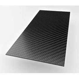 100 x 200mm Carbon Fiber Board 1mm Carbon Fiber Plate Strong Matt 3K Carbon Fiber Sheets Durable and High Hardness Carbon Fiber Sheet for CNC Cutting Plate 100mm x 200mm