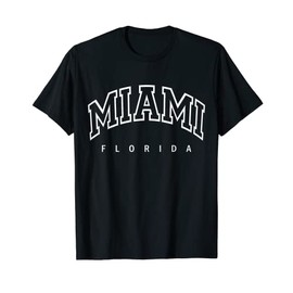 Miami - Florida - Throwback Design - Classic T-Shirt