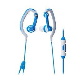 Audio-Technica ATHCKP200ISBL in-Ear Headphones for Smartphones, Blue