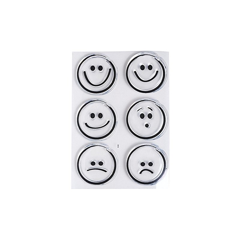 EFCO Clear Smiley Face Stamp – A7/74 x 105 mm,