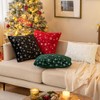 MIULEE Pack of 2 Christmas Cushion Covers Faux Fur Throw