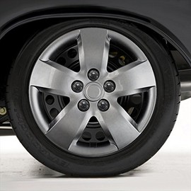 Upgrade Your Auto Set of Four 16' Silver Hubcap Wheel Covers for Nissan Altima 2007-2008 (Bolt-on)