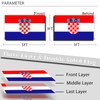 Croatia Flag 3x5 Double Sided Croatian National Flag Three Layer