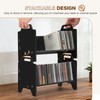 2 Pack Stackable CD Holder Organizer Rack, CD Storage Tower