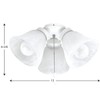 Progress Lighting P2600-30WB AirPro Ceiling Fans, White