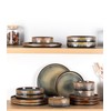 theterra Dinner Plates Set of 6, 10.25 Inch Ceramic Dinner