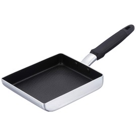 遠藤商事 TKG 卵焼きフライパン 幅×奥行×高さ(cm)15×18×3 質量(㎏)0.445 板厚(mm) 2.4 内面フッ素樹脂加工でこびりつきにくい IH対応 ドリスシリーズ 業務用 中国 ADLM401