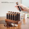 Coffee Sugar Canister Set High Borosilicate Glass Coffee Bean Storage