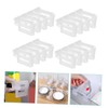 KICHOUSE 4sets Adjustable Refrigerator Dividers Expandable Drawer Separators for Organized