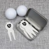 Azeeda 'Unicorn Shield' Golf Divot Tool/Repair Fork Gift Set (GO00067701)
