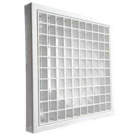 140 x 140 mm Egg Crate Grille Vent Outlet Cover fo Kitchen, Bathroom, Tumble Dryer, Air Conditioner. White. Hose/Tube Diameter 100mm/4Inch