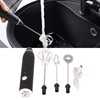 Rechargeable Milk Frother 304 Stainless Steel Handheld Foam Maker Cordless