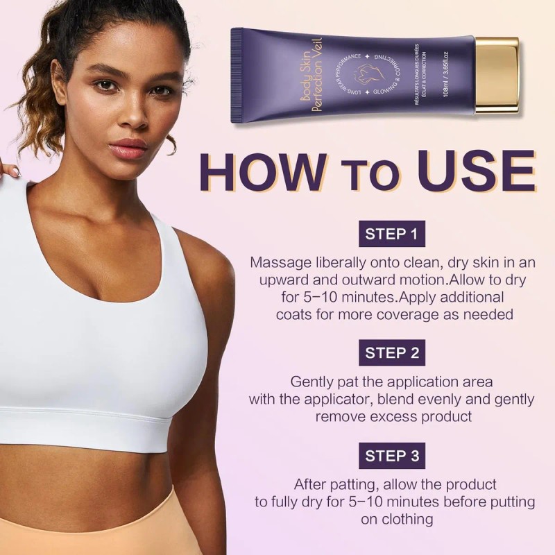 Crema Correctora Corporal, Para Cubrir Tatuajes Y Cicatrices