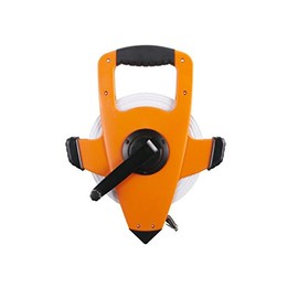 Keson OTRS18300 Fiberglass Measuring Tape with Hook, Speed Rewind (Graduations: ft., in. 1/8), 300-Foot