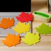 Unbranded Cute Maple Leaf Decor Novelty Drink Coasters Set of