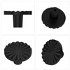 FILTA Matte Black Cabinet Knobs for Dresser,10 Pack Single Hole