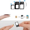 4 in 1 SIM Karten Adapte 2 Set SIM Adapter,