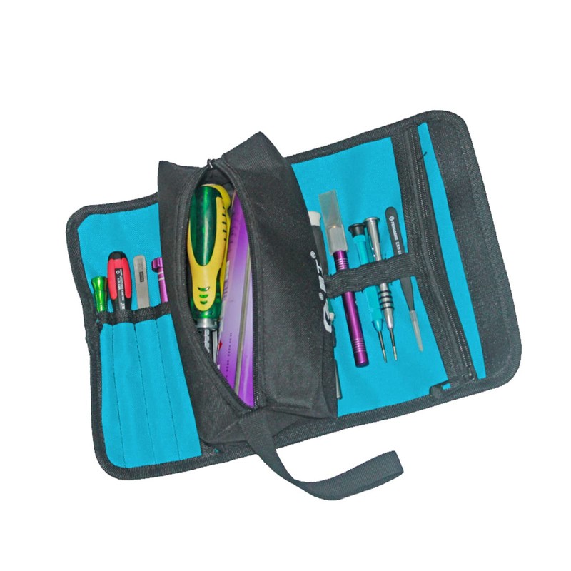 Electrician Tool Storage Box, Tool Bag, Foldable, Roll-up, 600D Oxford