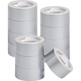Allzweck Panzerband Silber 190 Mic Starkes Klebeband Duck Tape - 50mm x 54,8m Größe 6 Stück