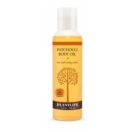 Patchouli Body & Bath Oil with Vitamin E, Apricot & Jojoba- 4 oz.