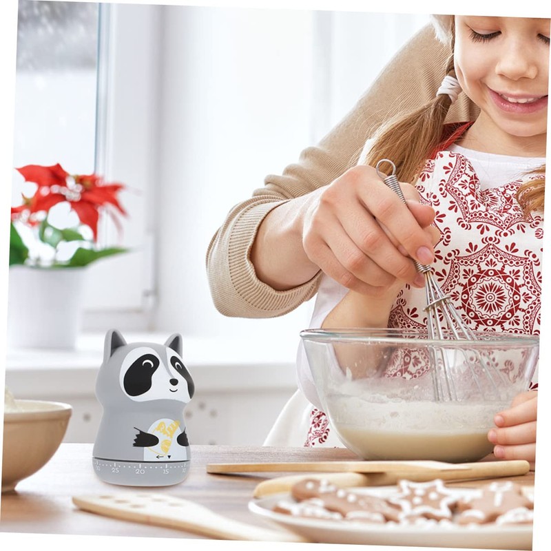 Ciieeo 2pcs Cartoon Animal Kitchen Timer Cute Timer for Cooking
