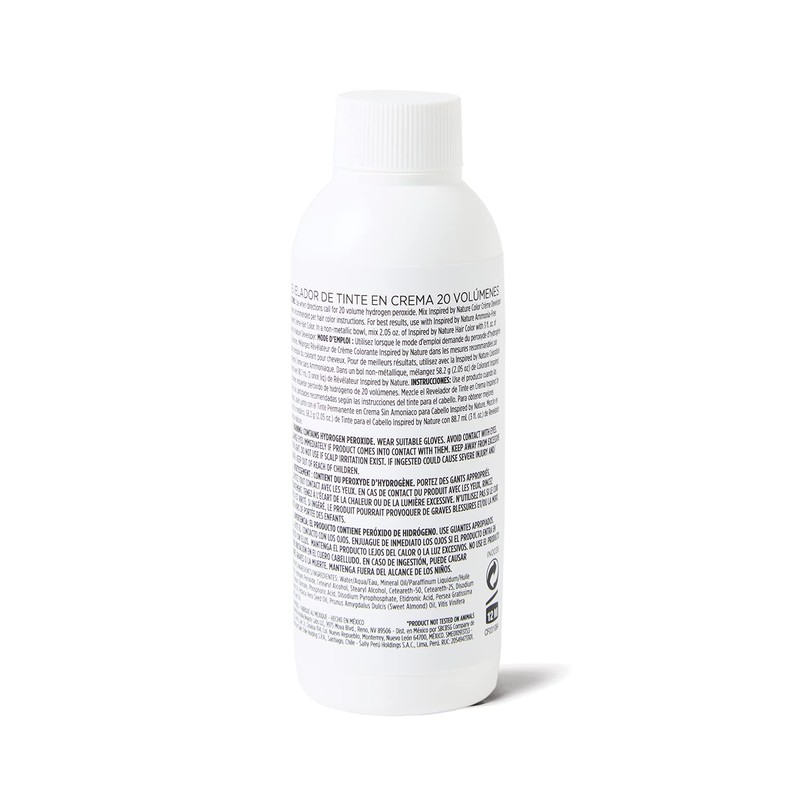 ion 20 Volume Developer, Infused with natural ingredients, cream texture,