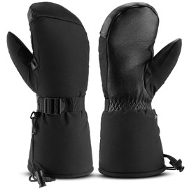 OZERO Winter Ski Gloves Cold Weather Glove Snow Mittens with Thermal Insulation for Men and Women