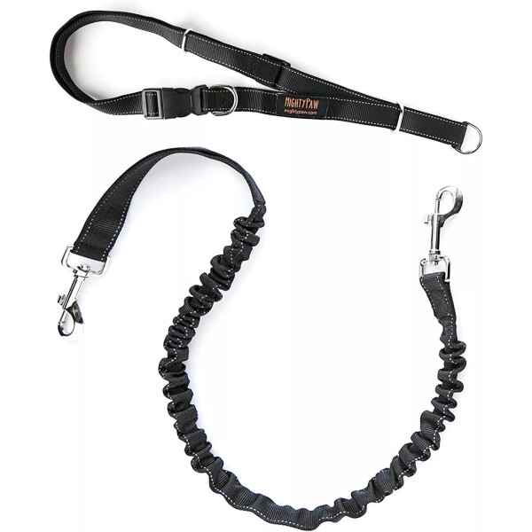 Hands Free Bungee Dog Leash Adjustable Waist Belt for Walking