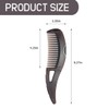 Sleek Bun Brush Dandruff Comb Energy Massage Comb Hairdressing Comb