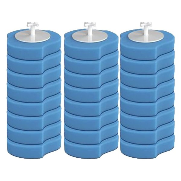 ChuangChi 24 PCS Disposable Toilet Brush Replacement Head, Disposable toilet