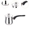Fenteer Turkish Coffee Pot Butter Warmer Pot Chocolate Melting Pan