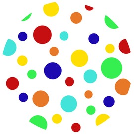 Andreas Silicone JO-63 Non-Slip 6.25" Jar Opener, Easy Lid Opener, Made with Silicone hited Fabric, Dishwasher Safe, Garlic Peeler, White Dots, 6.25 inch