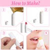 Empty Lipstick Sleeves, Pack of 25 Lipstick Tubes, Plastic Empty