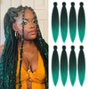 DIFUNEE Pre-stretched Braiding Hair - 24 Inch 8 Packs Ombre