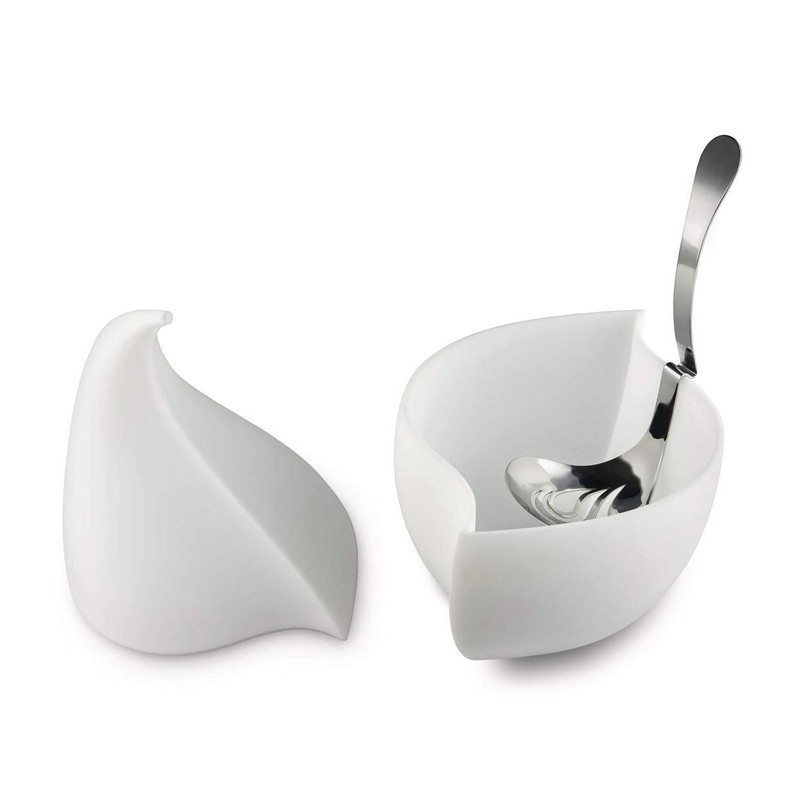 Alessi Nunziatella ESI24 - Design Perforated Ladle for Mozzarella, 18/10
