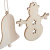 Innovative DIY Wooden Pendant Hanging Ornaments Crafts for Home Christmas