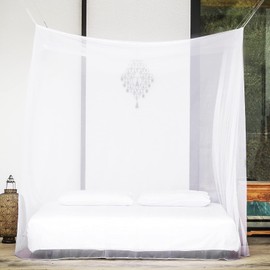 NVTRSD Mosquito Net 200 x 220 x 210 cm, Mosquito Net Bed, Mosquito Net Travel, Fine Mesh and Durable, Lightweight and Ideal for Home, Travel and Camping - Protects Against Mosquitoes