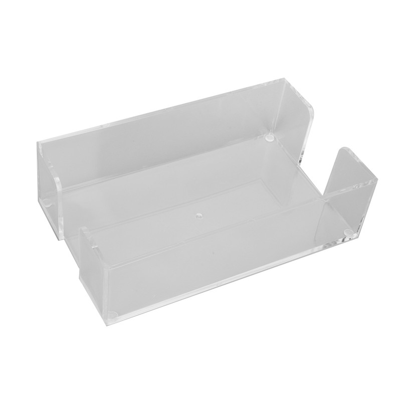 Acrylic Napkin Holder Transparent Uncapped Bathroom Napkin Holder for 23x14x6cm