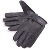 Degner TG-59M Mesh Leather Short Gloves for Motorcycles, Black, M,