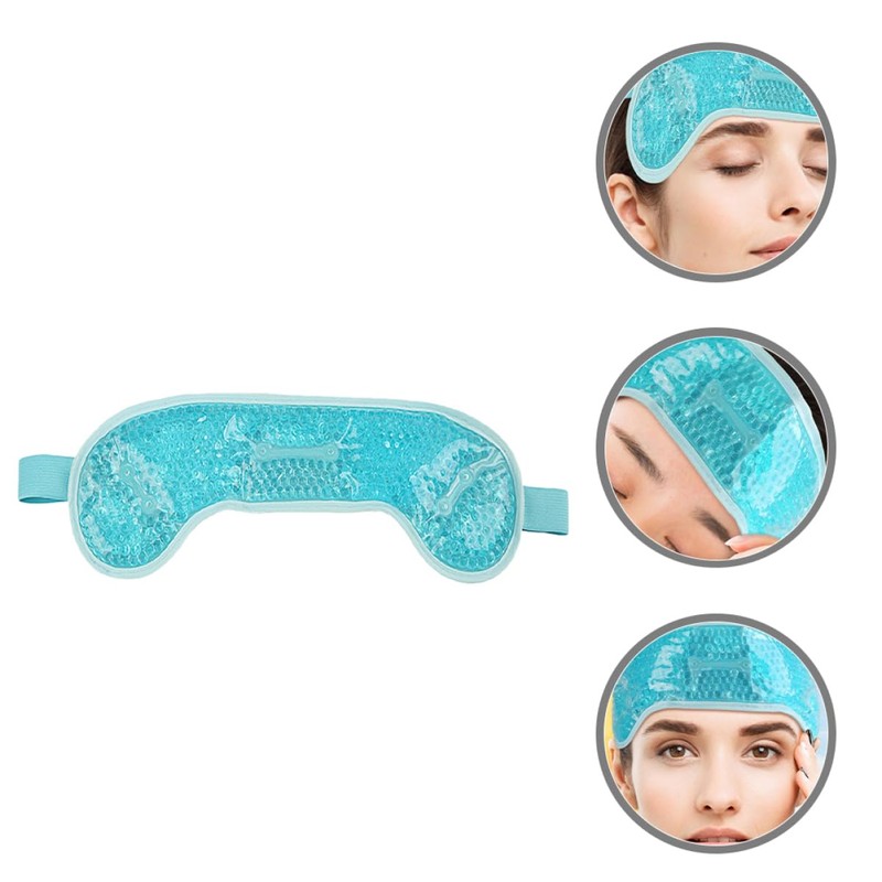 Mikinona Ice Head Wrap Reusable Pack for Headaches Forehead Wrap