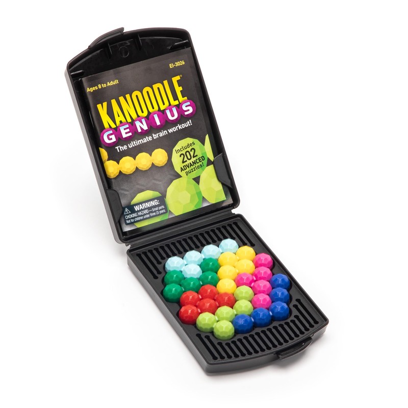 Educational Insights Kanoodle Genius - 3D Brain Teaser Puzzles, Single