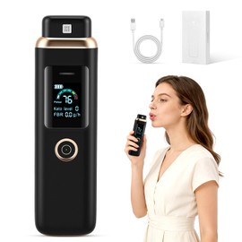 Ketose Breath Meter, Ketone Breath Meter Professional, Portable High Precision Keto Meter Breath, 1 PPM Accuracy, Pain-Free, Ketone Meter Breathing Air for Detection of Diet and Fitness