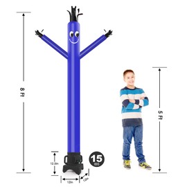 MOUNTO 8FT Fly Puppet Dancer with 1/3hp Blower Complete Set (Blue)