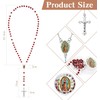YRP 24 Pcs Lady Guadalupe Scented Rosary Beads Necklace with