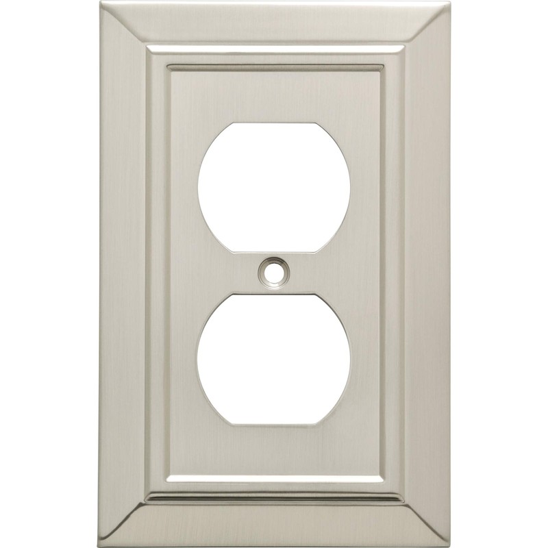 Franklin Brass W35218V-SN-C Classic Architecture Single Duplex Wall Plate/Switch Plate/Cover